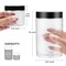 Clear Plastic Storage Jars 27oz and 8oz Containers for Household Use